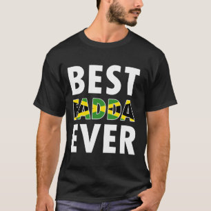 Bästa Fadda All Funny Jamaican Pappa Fars dag Gif T Shirt