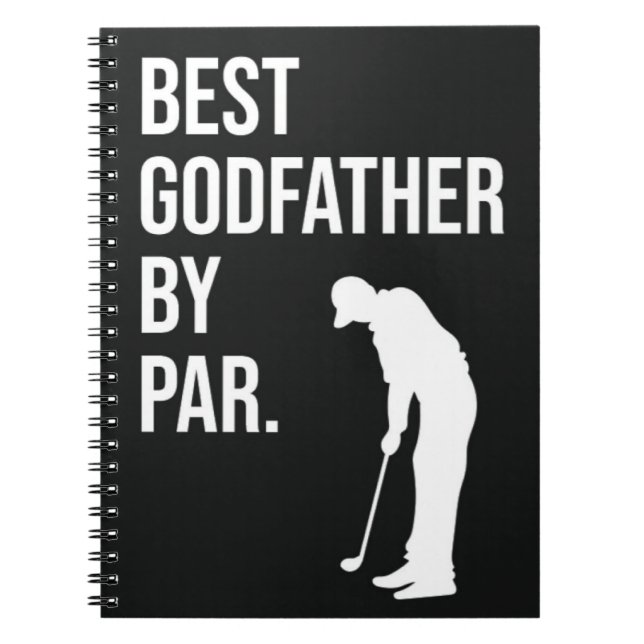 Bästa fadern från farbror golfpresenter anteckning anteckningsbok (Framsidan)