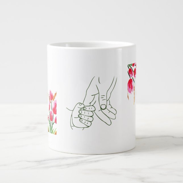 Bästa fadersdagspresent jumbo mugg (Framsidan)