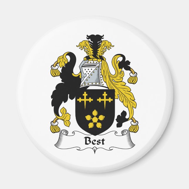 Bästa familjelekort magnet (Framsidan)