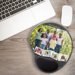 Bästa familjen någonsin - Fotokollage med Zigzag S Gel Musmatta<br><div class="desc">Behålla din arbetsyta produktiv med den här lycklig-påminnelsen om "varför"! Mallen för den här gelmuspekaren är inställd på redo så att du kan lägga till fem av dina favoritfoton. Huvudfotot används som bakgrund och de återstående fyra fotona läggs ut i en zigzag-fotoremsa längs grund. Exempelformuleringen lyder "Bästa familjen någonsin" som...</div>
