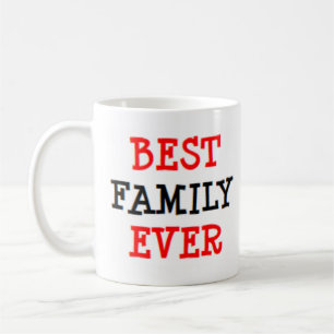 bästa familjen någonsin kaffemugg