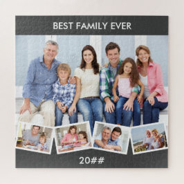 Bästa familjen någonsin ZigZag-fotosamling Pussel