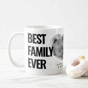Bästa familjens fotosamling och Anpassningsbar-tex Kaffemugg