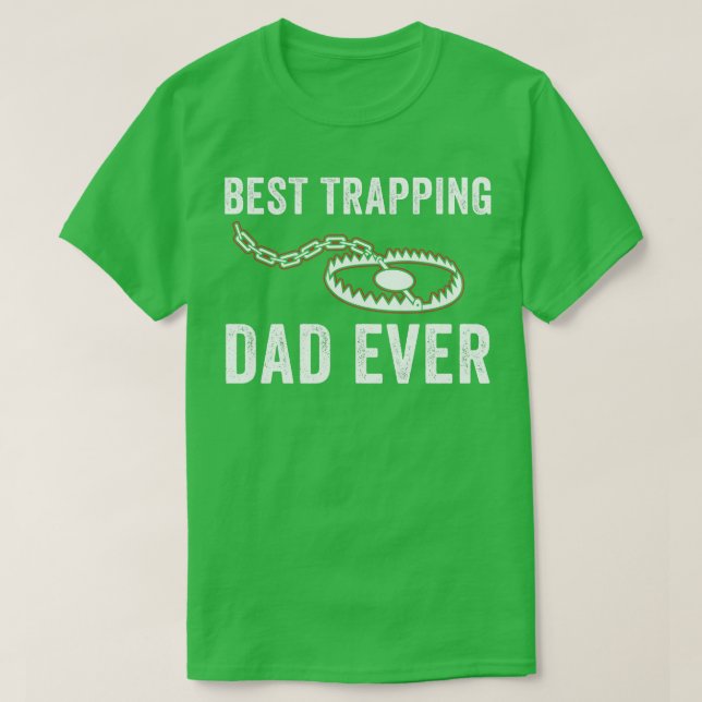 Bästa fångstmetod för Pappa någonsin funny Far-fäl T Shirt (Design framsida)