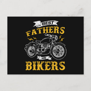 Bästa Far är Biker Bike Biker Pappa Pappa Motoc Vykort