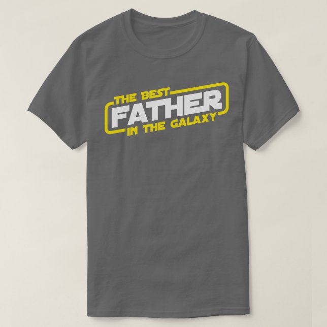 Bästa Far i Galaxy 1 T Shirt (Design framsida)