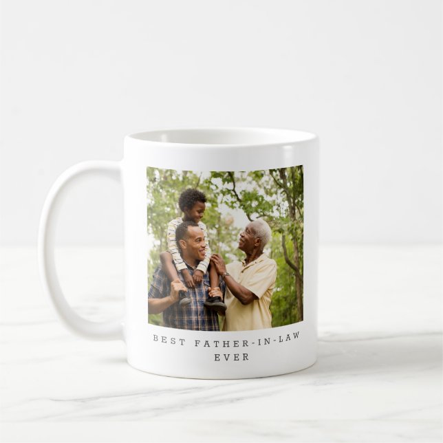 Bästa Far-in-law någonsin-fotoPersonlig Kaffemugg (Vänster)
