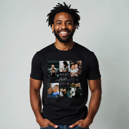 Bästa Far någonsin | Fars dag 6 Fotokollage T Shirt