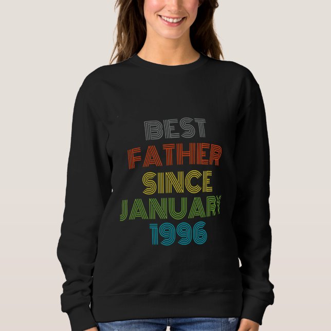 Bästa Far sedan januari 1996 Coola T Shirt (Framsida)