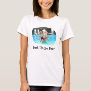 Bästa farbror Aldrig ladda upp ditt vågrät-foto T Shirt