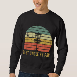Bästa farbror by Par Funny Disk Golf Gift För mana Lång Ärmad Tröja