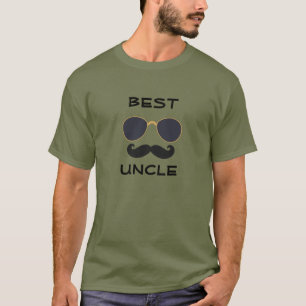 Bästa farbror, Funny Mustache, Manar T Shirt