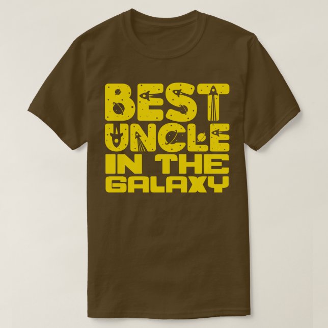 Bästa farbror i Galaxy T Shirt (Design framsida)