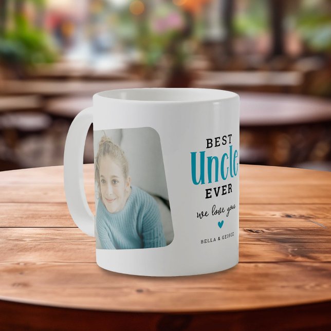 Bästa FARBROR Någonsin 2 Foto Söt Present  Kaffemugg (Skapare uppladdad)