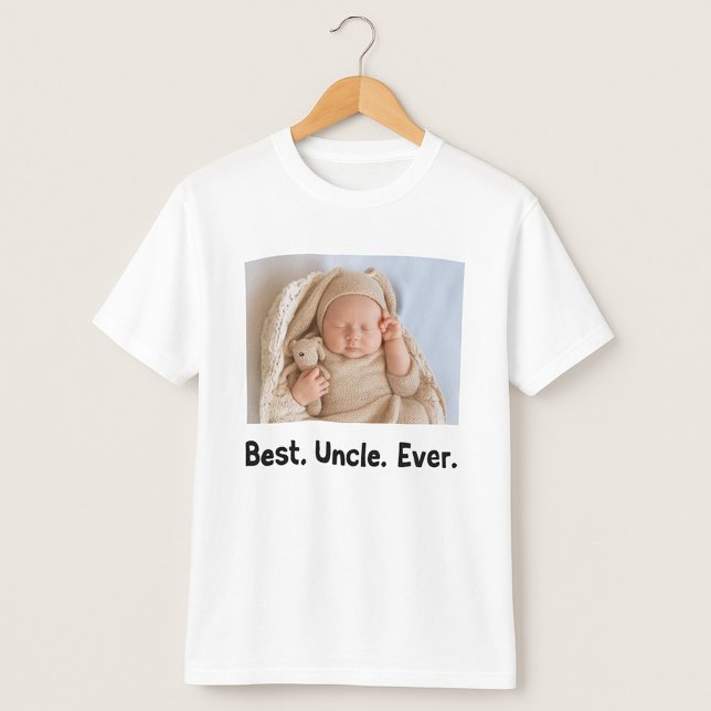 Bästa farbror någonsin-Anpassningsbar Photo T Shirt (Skapare uppladdad)