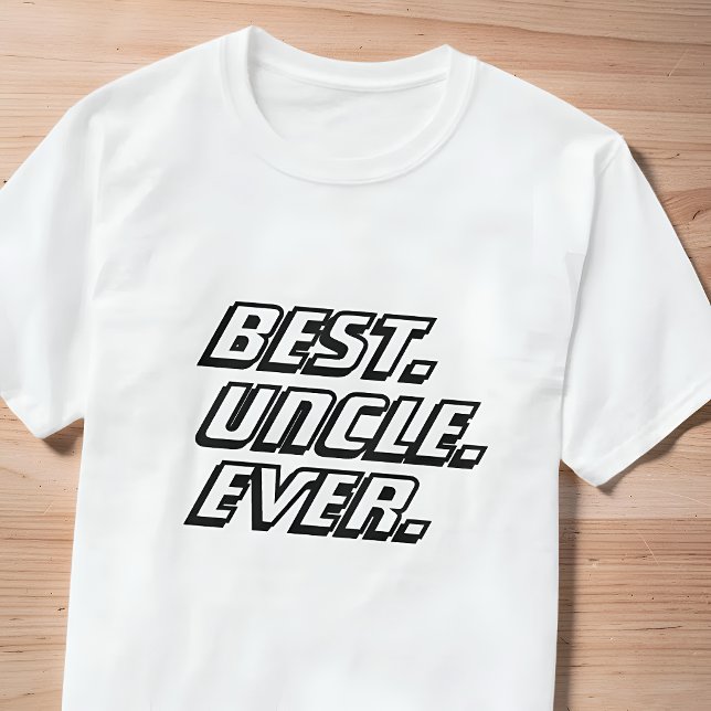 Bästa farbror någonsin Modern Racing T Shirt (Skapare uppladdad)