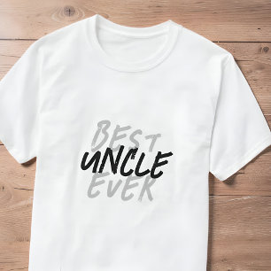 Bästa farbror någonsin Modern svart-vit grunge T Shirt