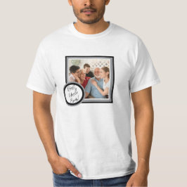 Bästa farbror någonsin Svart skräddarsydd fototröj T Shirt
