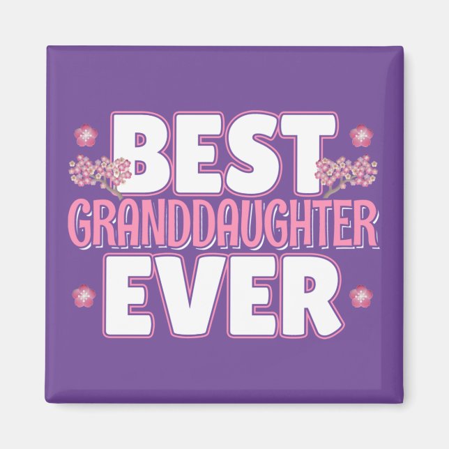 Bästa fardottern någonsin - Cherry Blommars Magnet (Framsidan)