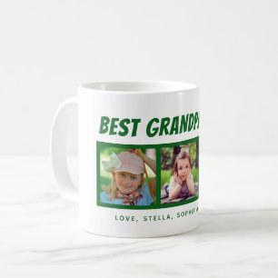 Bästa farfar - 3 fotokaffe Mugg