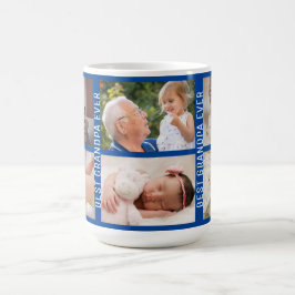 Bästa farfar Aldrig 6 Foto Anpassningsbar Collage  Kaffemugg