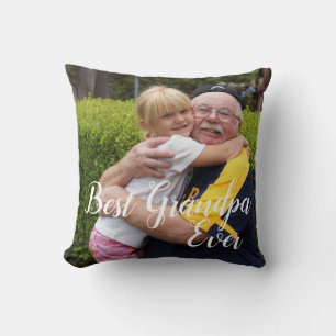 Bästa farfar Aldrig Fars dag Photo Kudde