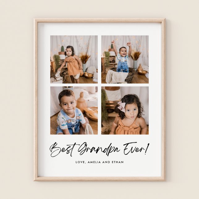 Bästa farfar, allt fyra foto poster (Skapare uppladdad)