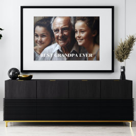 Bästa farfar-Anpassningsbar Fototryck