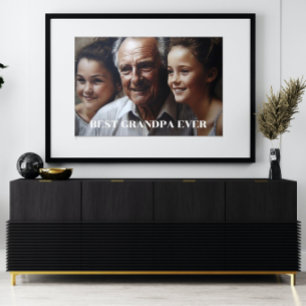 Bästa farfar-Anpassningsbar Fototryck