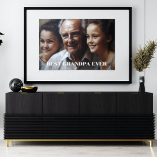 Bästa farfar-Anpassningsbar Fototryck