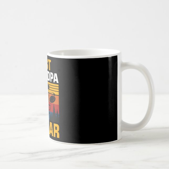 Bästa farfar av Par Disc Golf-spelare Kaffemugg (Höger)