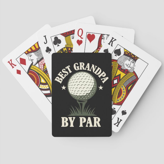 Bästa farfar av Par Rolig Casinokort (Baksidan)