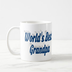 Bästa farfar - blått kaffemugg
