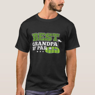 Bästa farfar efter Par Fars dag Golf Sports Älskar T Shirt