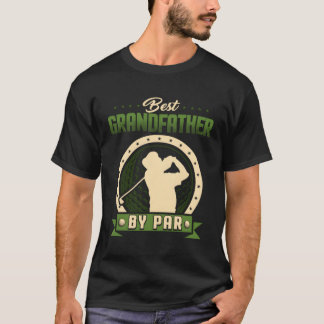 Bästa farfar efter Par Golf Golfer T Shirt