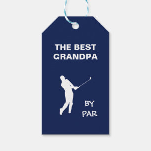 Bästa farfar efter Par Golf Granddad Golfer Pun Presentetikett