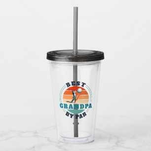 Bästa farfar efter pars Retro Anpassningsbar Fars  Take Away Mugg
