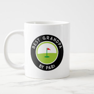 Bästa farfar enligt par rolig modern golfare sport jumbo mugg