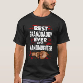Bästa farfar-far-dotter, farfars födelsedag t shirt