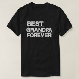 Bästa farfar för alltid Vintage-citat T Shirt