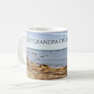 Bästa farfar Foto av Atlantkustens kustnära hav Kaffemugg