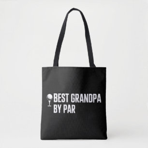 Bästa farfar genom par golfpresent humor sarkasm r tygkasse