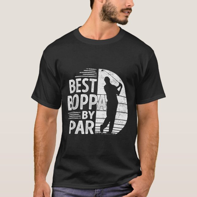 Bästa Farfar, Golftröja Present Farfar, Fars Dag T Shirt (Framsida)