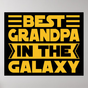 Bästa farfar i Galaxy Poster