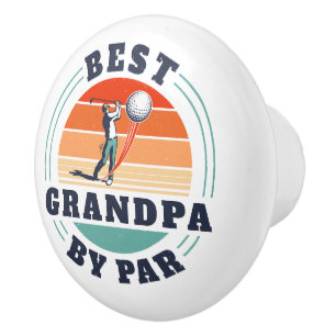 Bästa farfar Mormors dag Retro Anpassat Pappa Knopp
