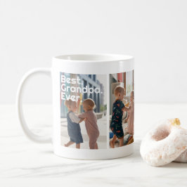 Bästa farfar någonsin anpassad fotokollage kaffemugg