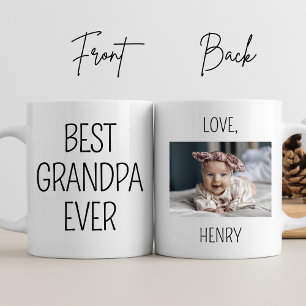 Bästa farfar någonsin Anpassningsbar Foto Grandpa Mugg