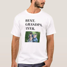 Bästa farfar någonsin Barnbarn Photo T-Shirt