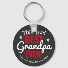 Bästa farfar någonsin, eget namn nyckelring